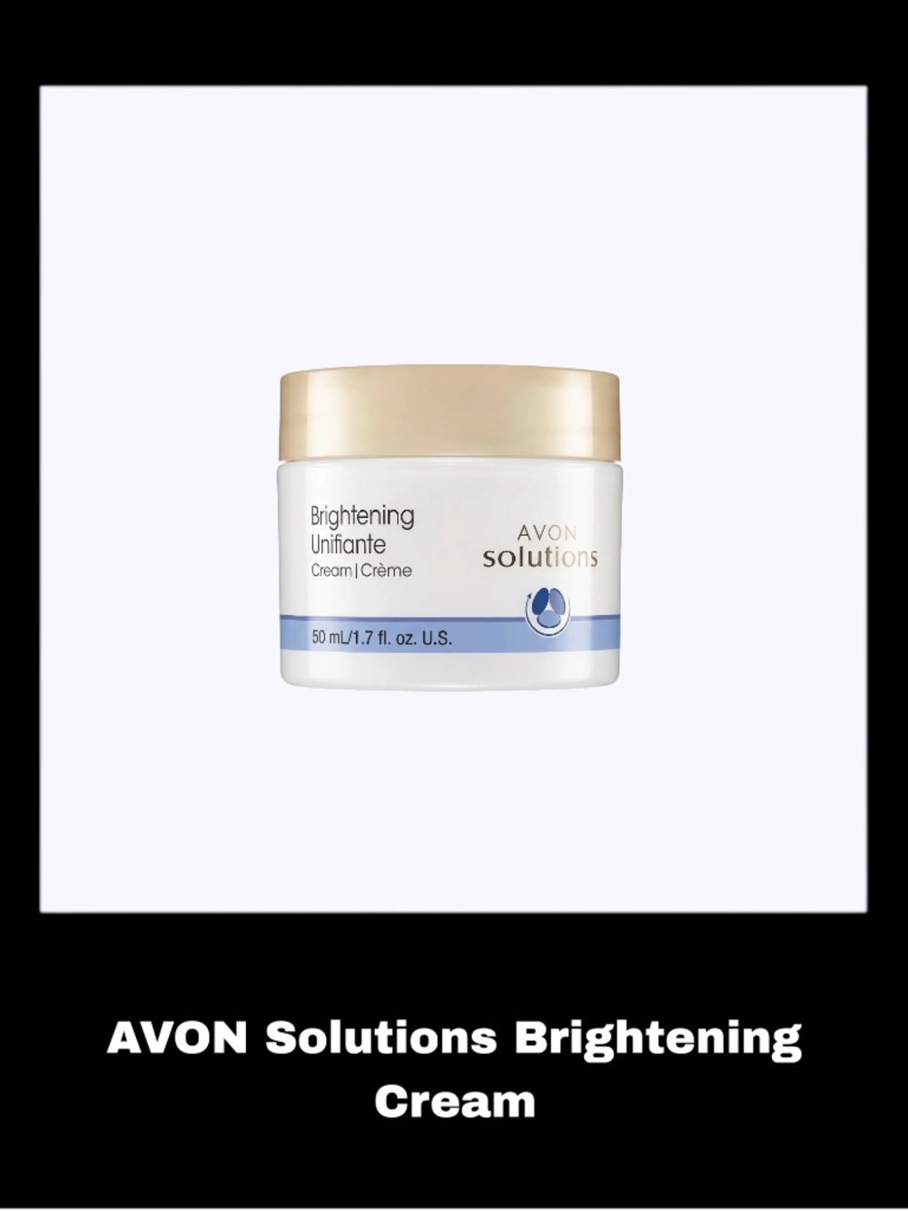 AVON Solutions Vegan 1.7 Fluid Ounces Nourishing Brightening Cream